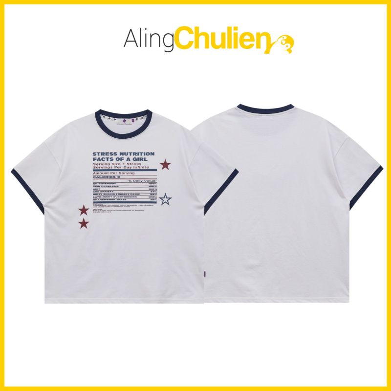STRESS NUTRITION FACTS OF A GIRL T-SHIRT WONPIL