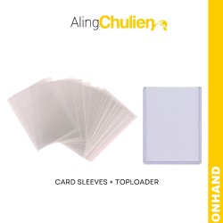 2 Card Sleeve + 1 Toploader No Film