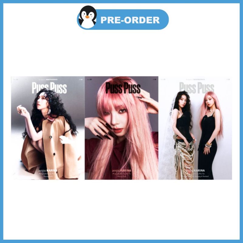 FREE SF - Puss Puss CHINA MAGAZINE 2025.02 COVER : aespa KARINA
